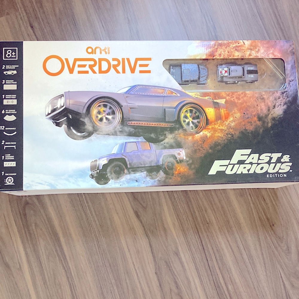 Anki Overdrive fast and furious set with expansion cars and track.